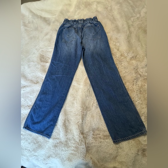 Hudson Remi High rise paper bag straight crop jeans size 25 - Picture 11 of 12
